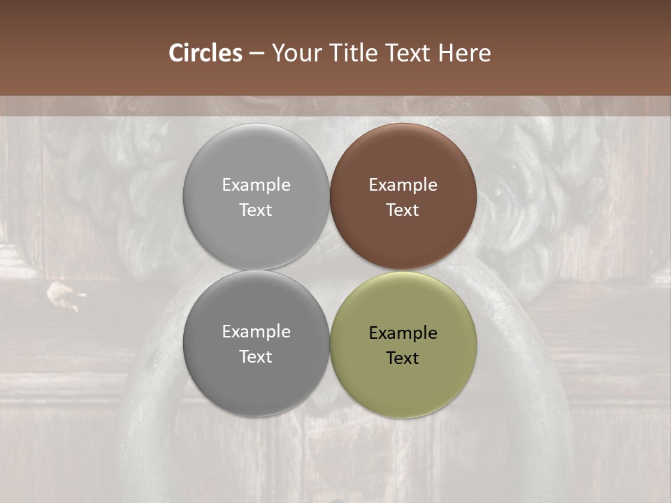 Worn Sculpted Panelled PowerPoint Template