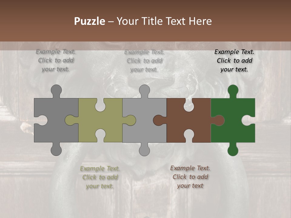 Worn Sculpted Panelled PowerPoint Template