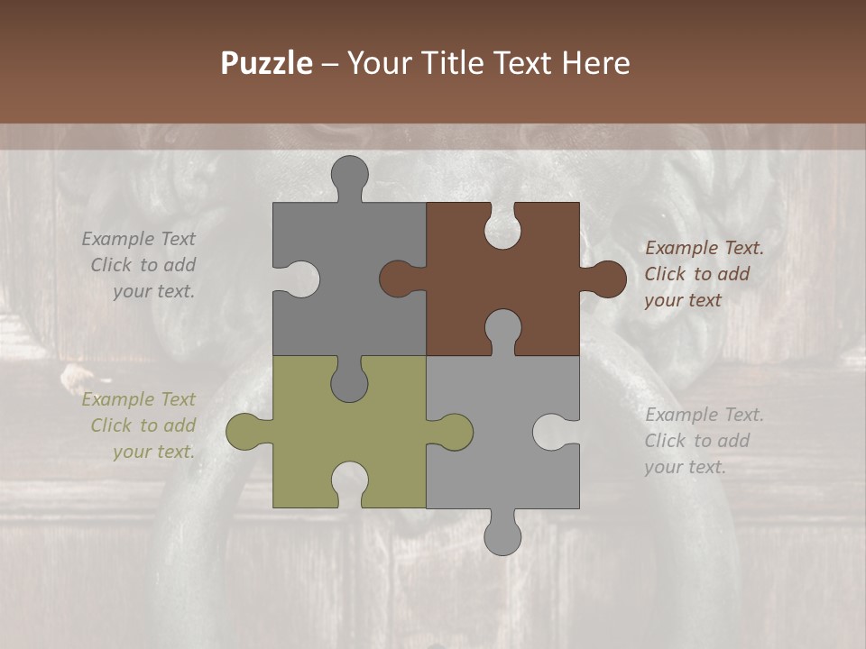Worn Sculpted Panelled PowerPoint Template