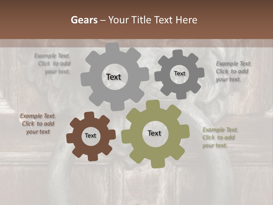 Worn Sculpted Panelled PowerPoint Template