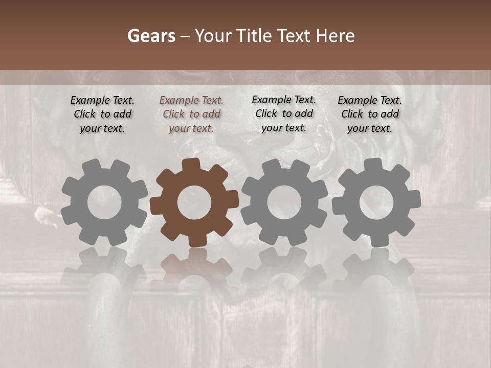 Worn Sculpted Panelled PowerPoint Template