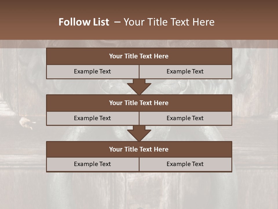 Worn Sculpted Panelled PowerPoint Template