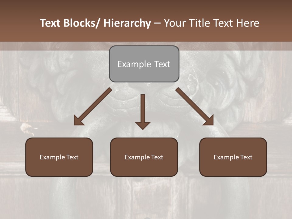 Worn Sculpted Panelled PowerPoint Template