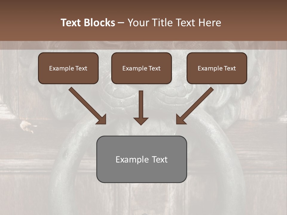 Worn Sculpted Panelled PowerPoint Template