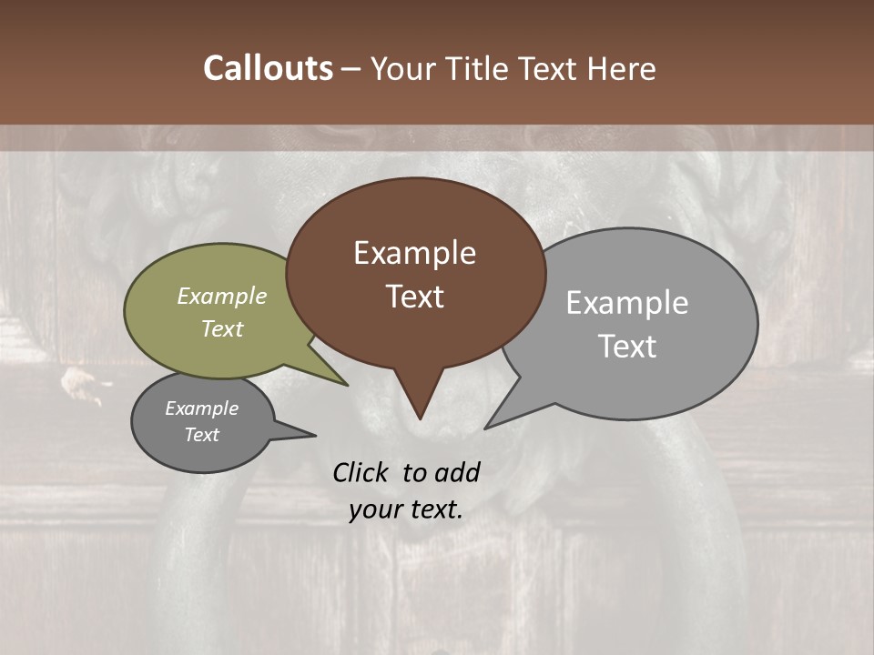 Worn Sculpted Panelled PowerPoint Template