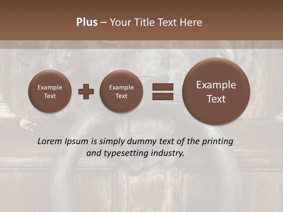 Worn Sculpted Panelled PowerPoint Template