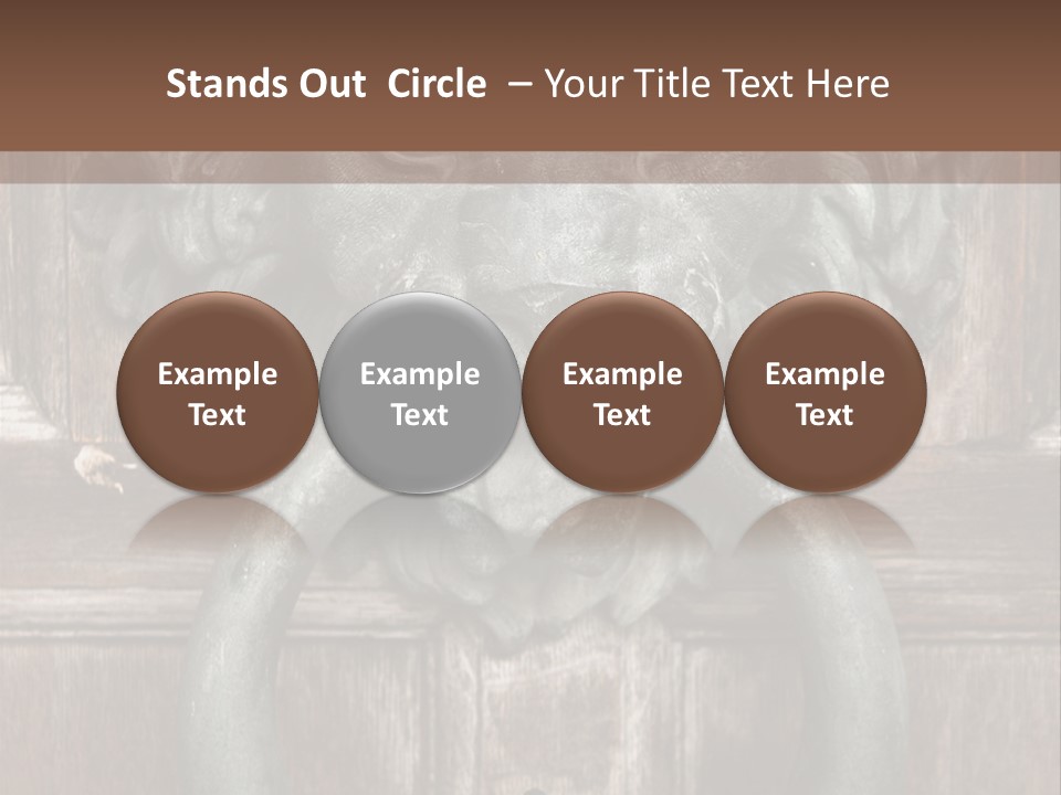 Worn Sculpted Panelled PowerPoint Template