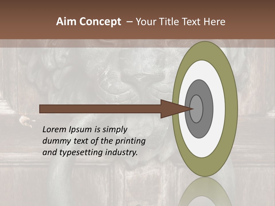 Worn Sculpted Panelled PowerPoint Template