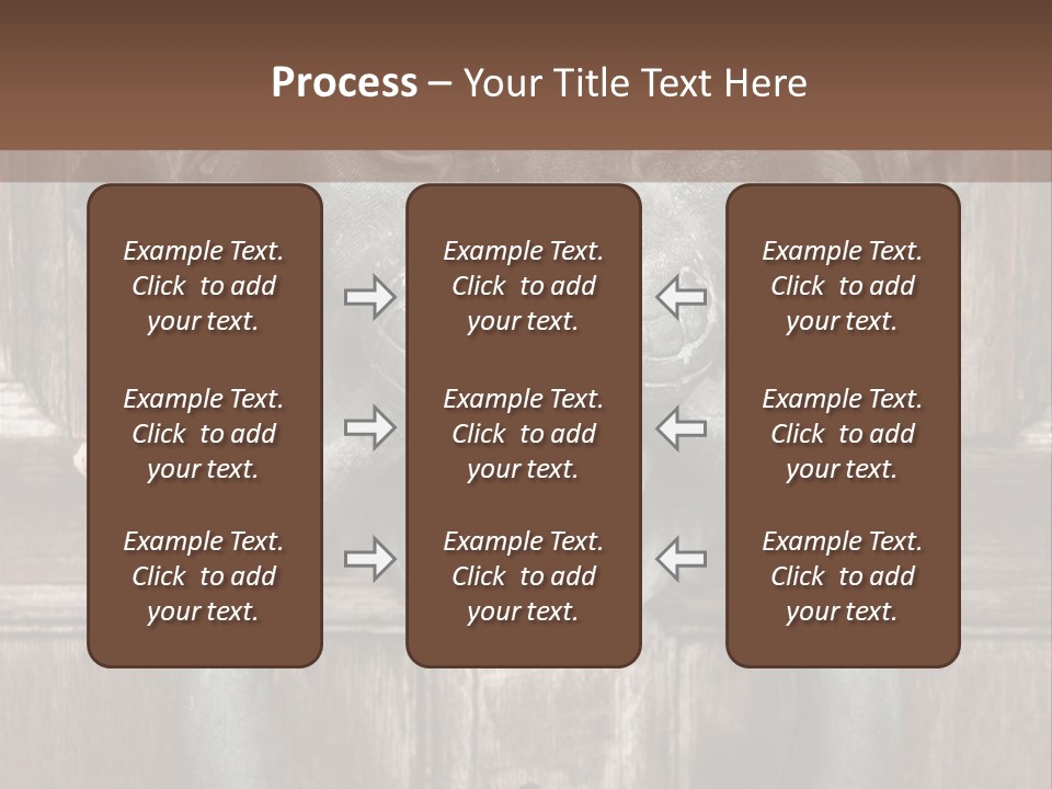Worn Sculpted Panelled PowerPoint Template
