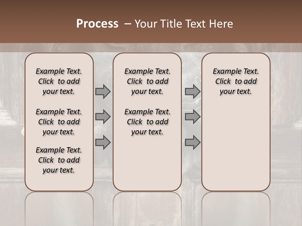 Worn Sculpted Panelled PowerPoint Template