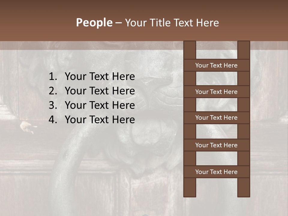 Worn Sculpted Panelled PowerPoint Template