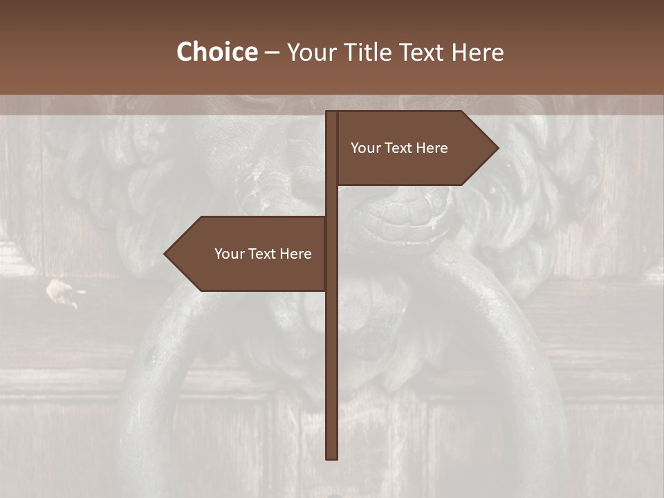 Worn Sculpted Panelled PowerPoint Template