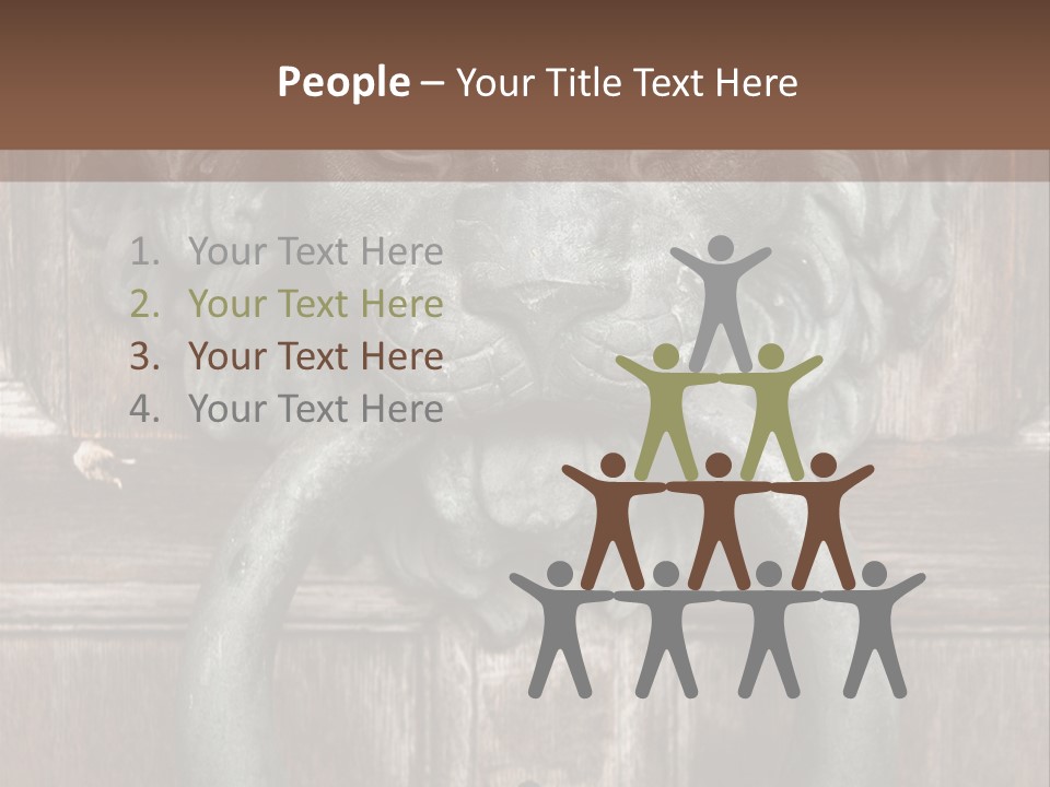Worn Sculpted Panelled PowerPoint Template
