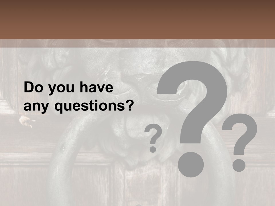 Worn Sculpted Panelled PowerPoint Template