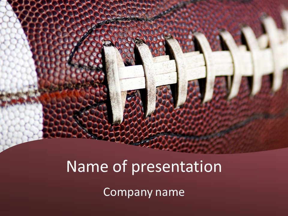 Ball Pass American PowerPoint Template