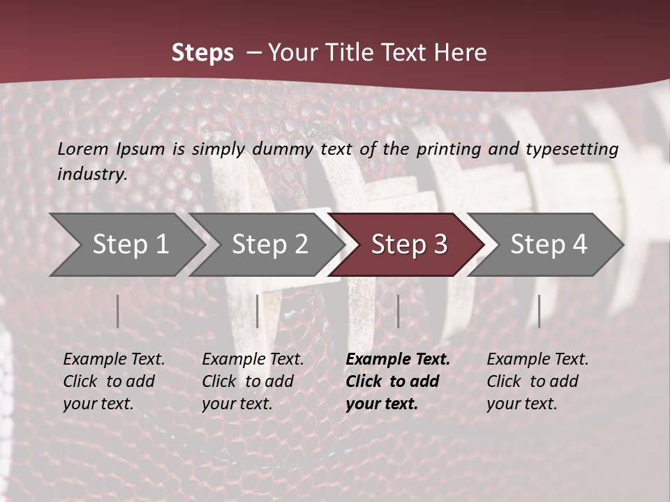 Ball Pass American PowerPoint Template