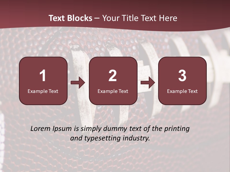 Ball Pass American PowerPoint Template