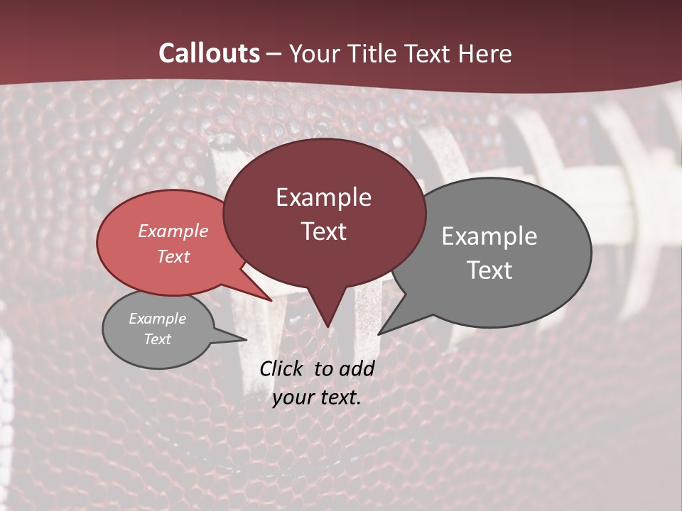 Ball Pass American PowerPoint Template