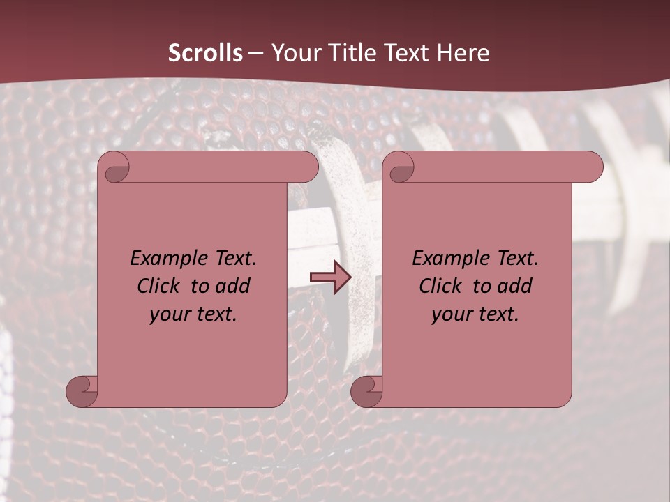 Ball Pass American PowerPoint Template