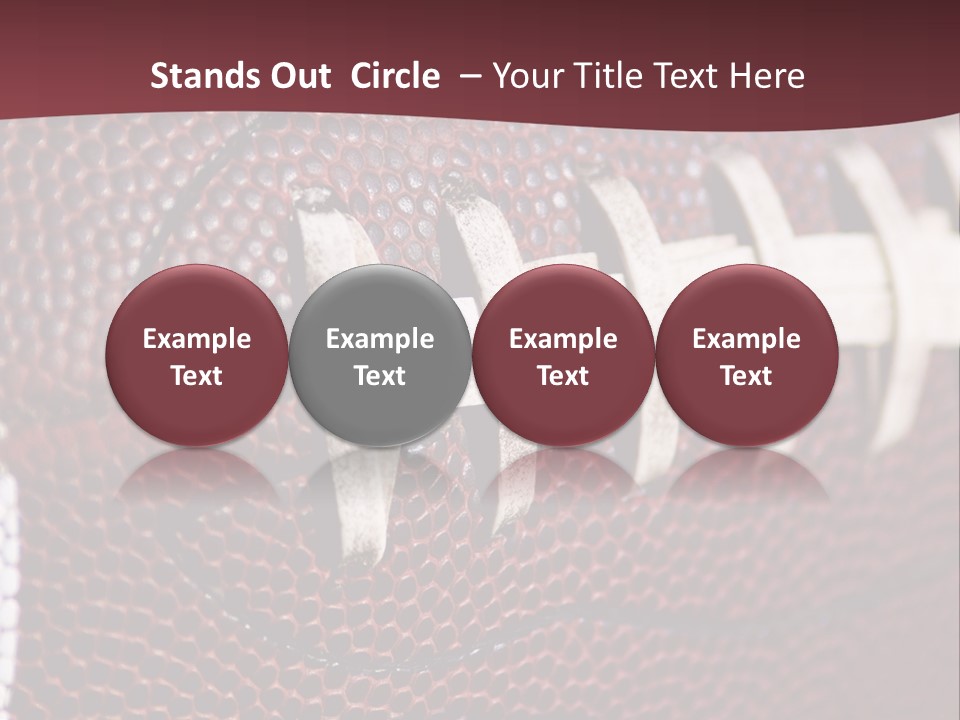 Ball Pass American PowerPoint Template