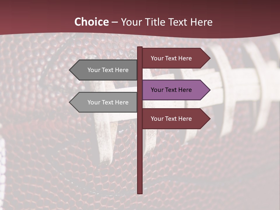 Ball Pass American PowerPoint Template