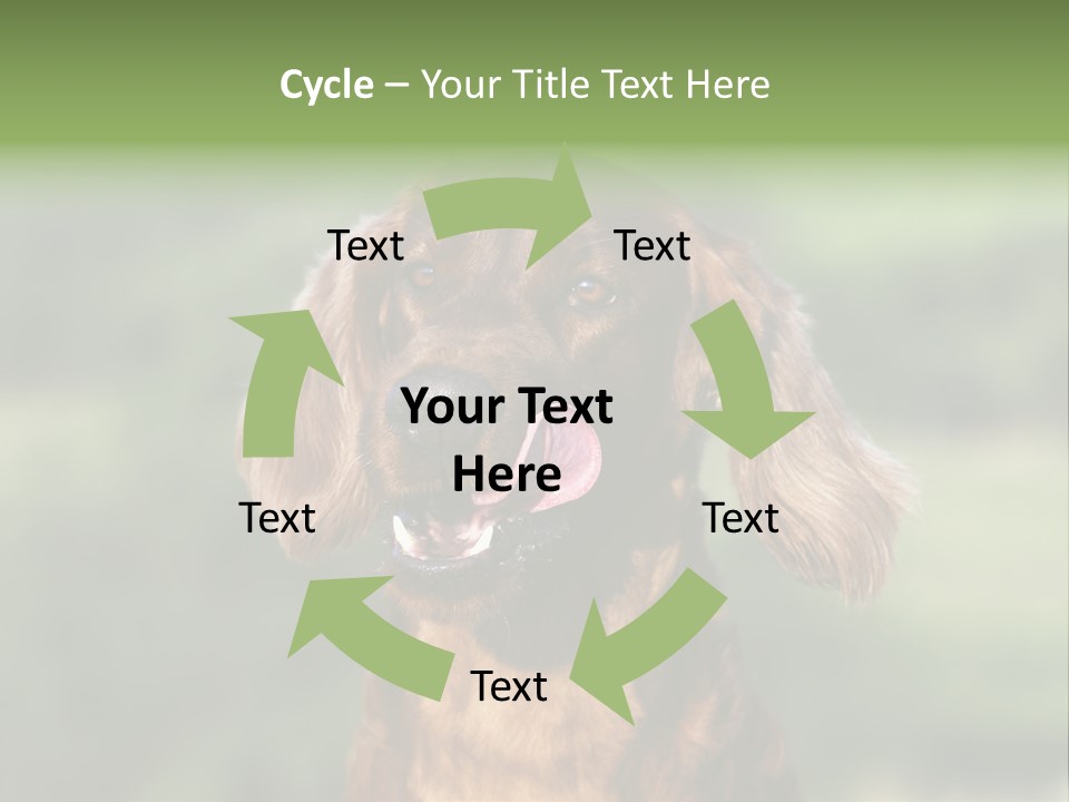 Cute Lick Lip PowerPoint Template