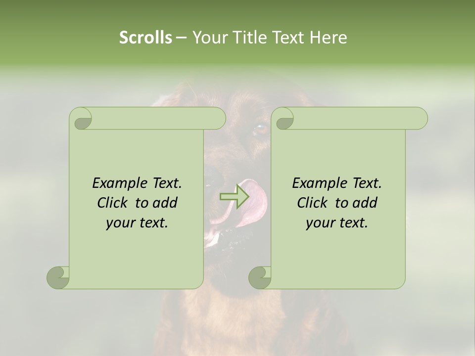Cute Lick Lip PowerPoint Template
