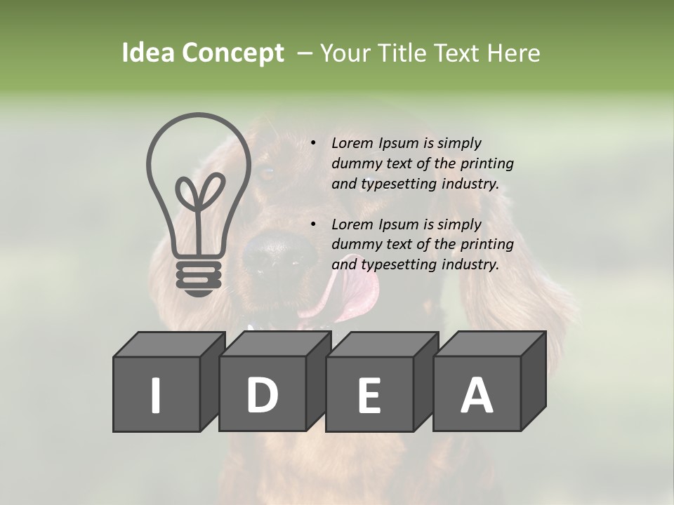 Cute Lick Lip PowerPoint Template