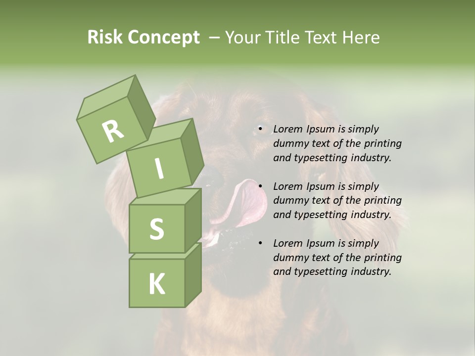 Cute Lick Lip PowerPoint Template