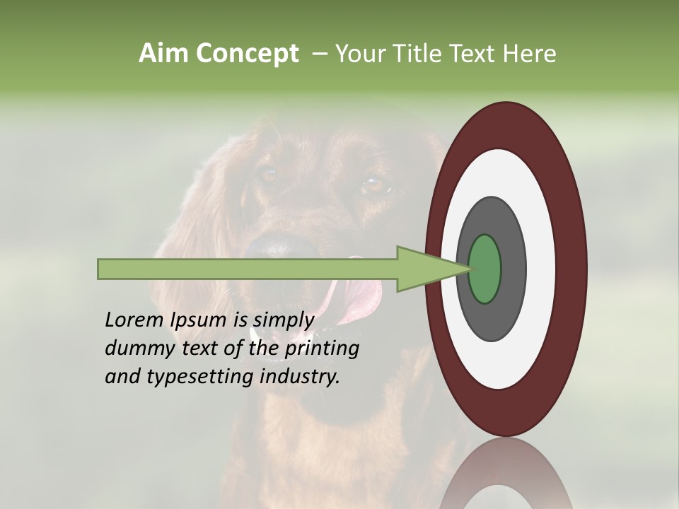 Cute Lick Lip PowerPoint Template