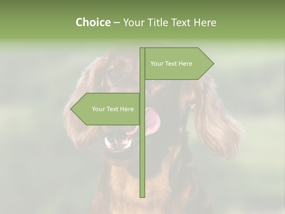 Cute Lick Lip PowerPoint Template