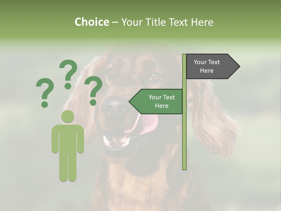 Cute Lick Lip PowerPoint Template