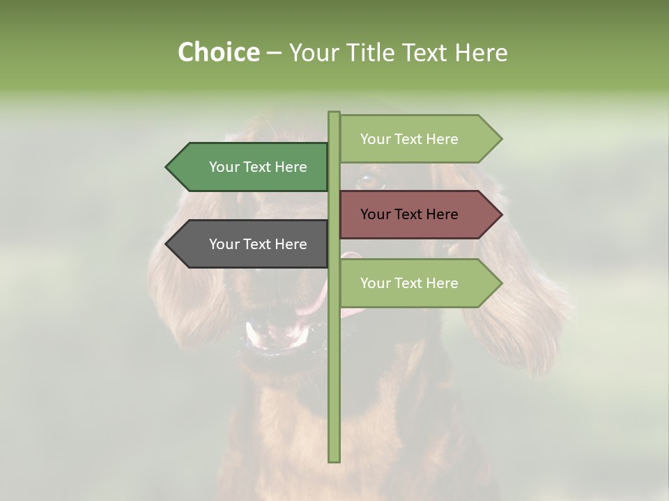 Cute Lick Lip PowerPoint Template