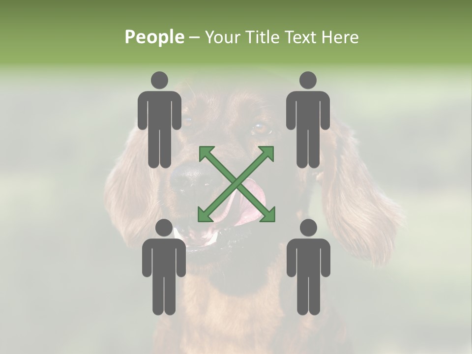 Cute Lick Lip PowerPoint Template