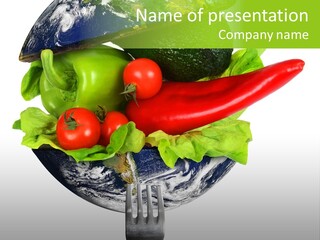 Planet Earth Tomato Malnutrition PowerPoint Template