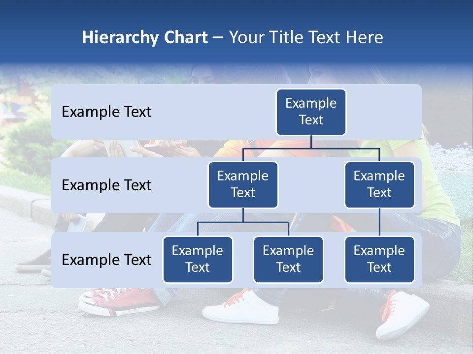 Teenager Woman Man PowerPoint Template