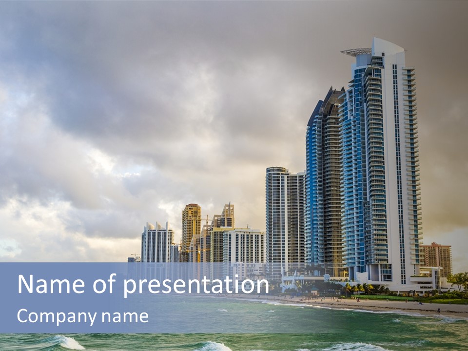 Isles Skyscraper Luxury PowerPoint Template