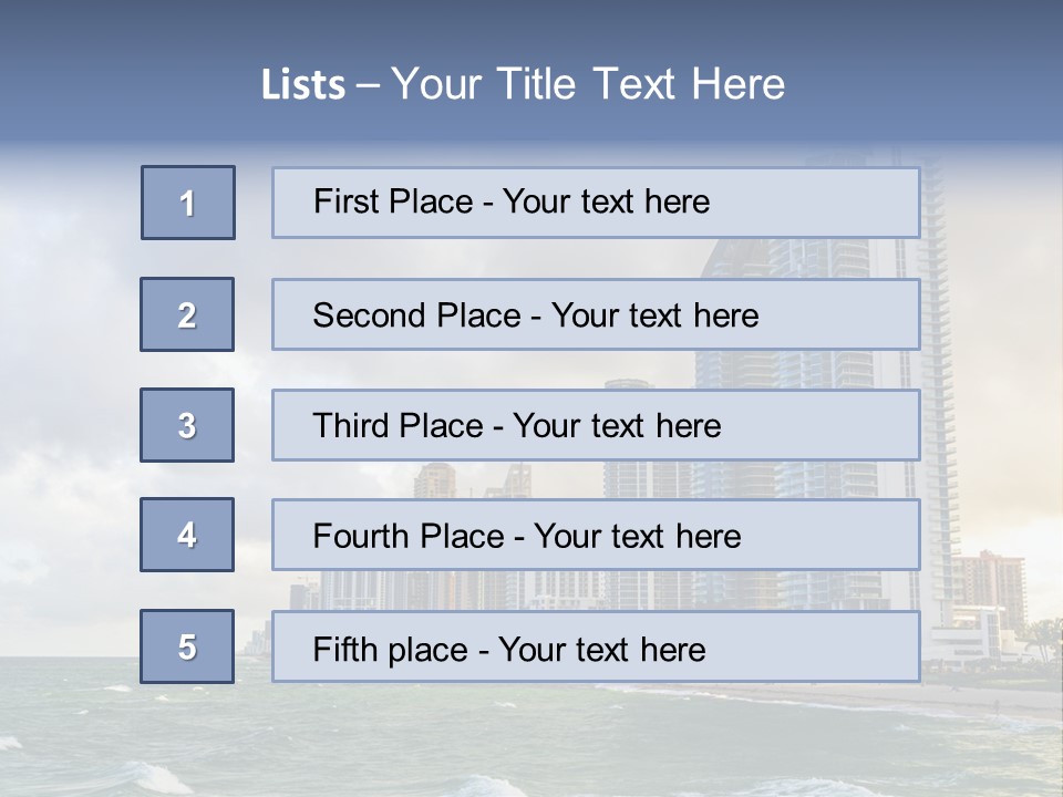 Isles Skyscraper Luxury PowerPoint Template