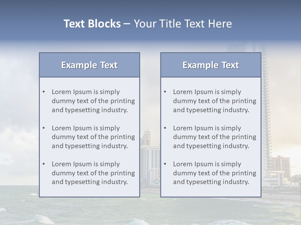 Isles Skyscraper Luxury PowerPoint Template