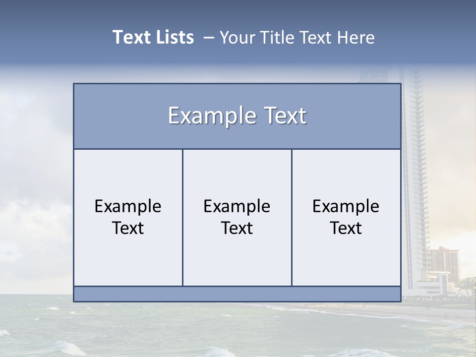 Isles Skyscraper Luxury PowerPoint Template