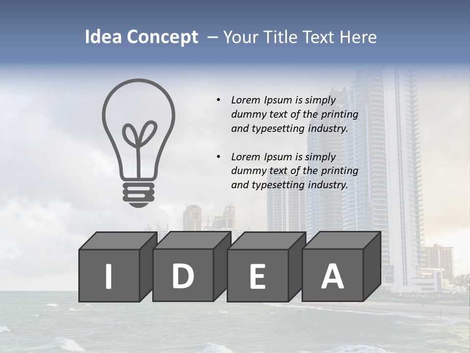 Isles Skyscraper Luxury PowerPoint Template