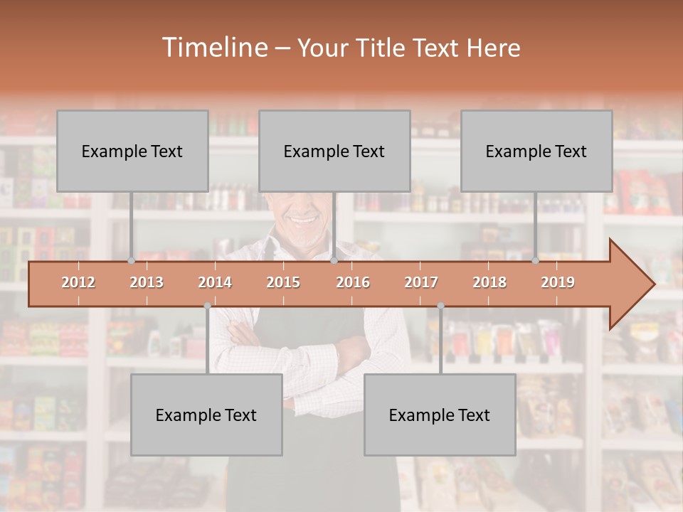 House Exterior Town PowerPoint Template