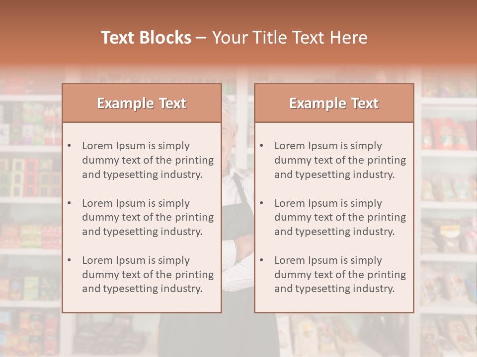 House Exterior Town PowerPoint Template