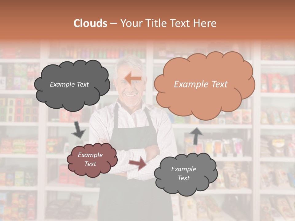 House Exterior Town PowerPoint Template