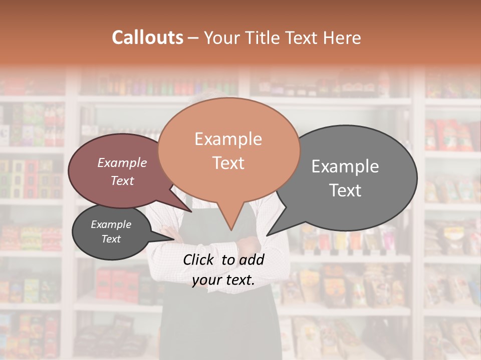 House Exterior Town PowerPoint Template