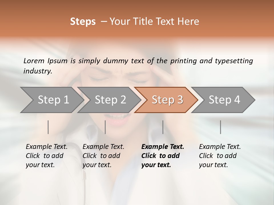 Person Health Tired PowerPoint Template