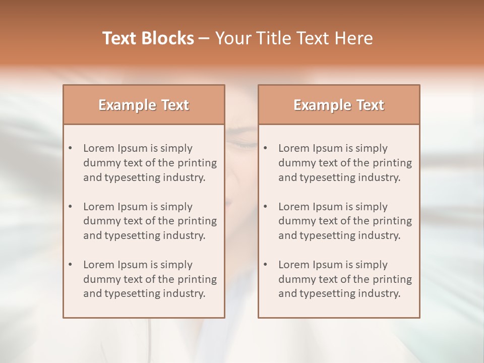 Person Health Tired PowerPoint Template