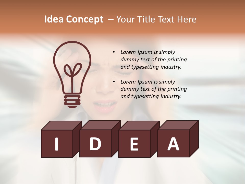 Person Health Tired PowerPoint Template