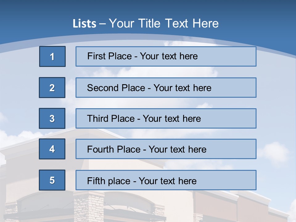 Showcase Corporate Sky PowerPoint Template