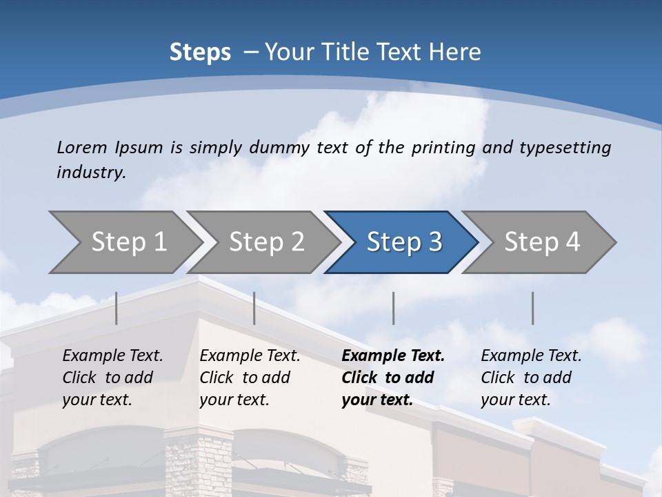 Showcase Corporate Sky PowerPoint Template